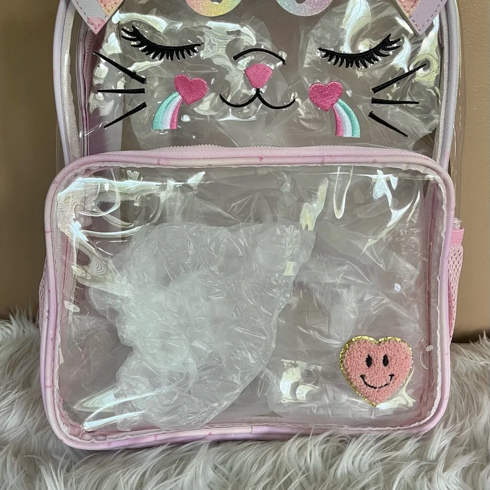 {Under One Sky} Cat Clear Backpack - NWT